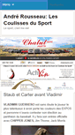 Mobile Screenshot of lescoulissesdusport.ca